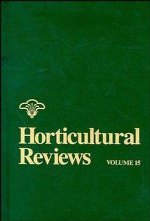 Horticultural Reviews, Volume 15 (0470650532) cover image