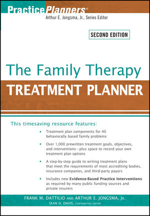 The Family Therapy Treatment Planner, 2nd Edition (0470441933) cover image