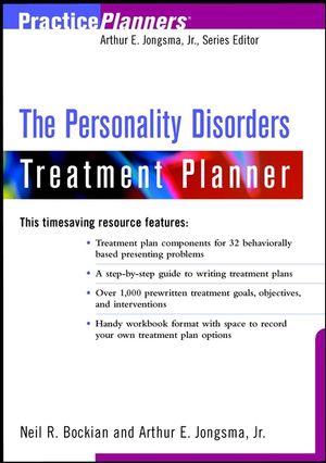 The Personality Disorders Treatment Planner (0471394033) cover image
