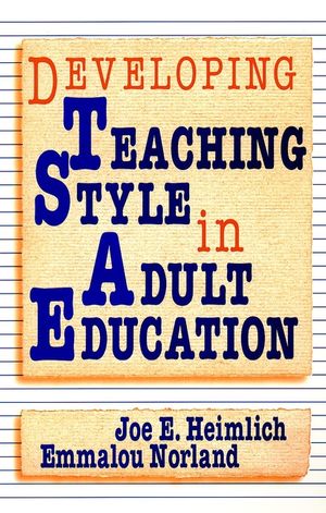 Developing Teaching Style in Adult Education (0787900133) cover image