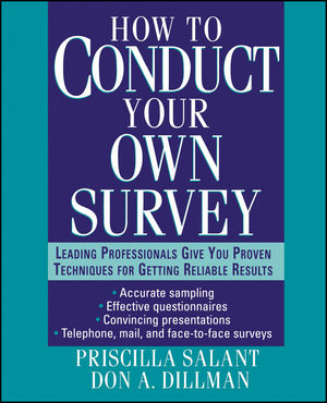 How to Conduct Your Own Survey (0471012734) cover image