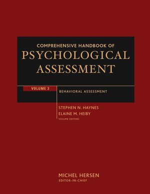 Comprehensive Handbook of Psychological Assessment, Volume 3: Behavioral Assessment (0471416134) cover image