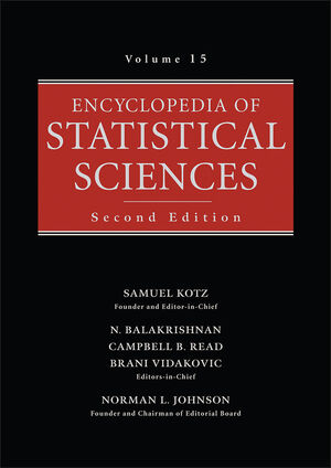 Encyclopedia of Statistical Sciences, Volume 15, 2nd Edition (0471744034) cover image