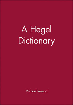 A Hegel Dictionary (0631175334) cover image