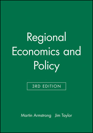 Regional Economics and Policy, 3rd Edition (0631217134) cover image