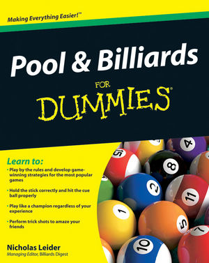 Pool and Billiards For Dummies (0470565535) cover image