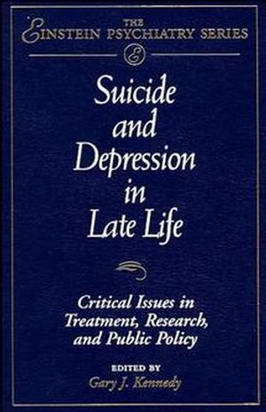 Suicide and Depression in Late Life: Critical Issues in Treatment, Research and Public Policy (0471129135) cover image