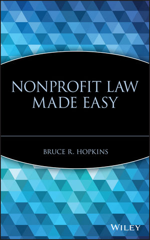 Nonprofit Law Made Easy  (0471709735) cover image