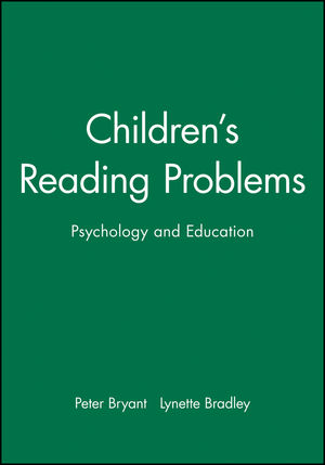 Children's Reading Problems: Psychology and Education (0631136835) cover image