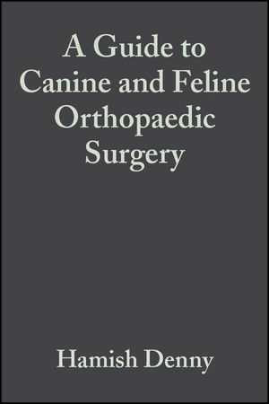 A Guide to Canine and Feline Orthopaedic Surgery, 4th Edition (0632051035) cover image