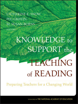 Knowledge to Support the Teaching of Reading: Preparing Teachers for a Changing World (0787996335) cover image