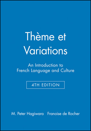 Theme et Variations: An Introduction to French Language and Culture, Cassettes for Chapters 24 - 27, 4th Edition (0471048836) cover image