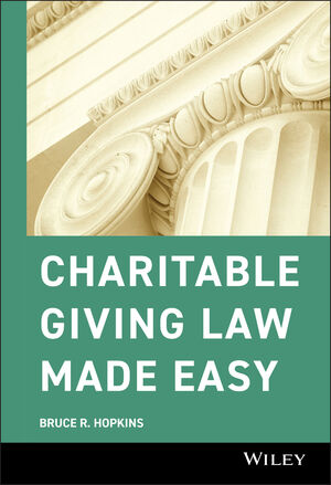Charitable Giving Law Made Easy (0471783536) cover image