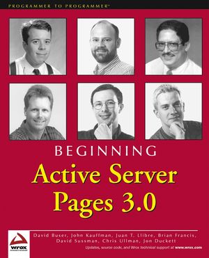 Beginning Active Server Pages 3.0 (0764543636) cover image