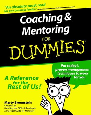 Coaching and Mentoring For Dummies (0764552236) cover image