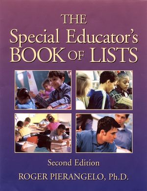 The Special Educator's Book of Lists, 2nd Edition (0787965936) cover image