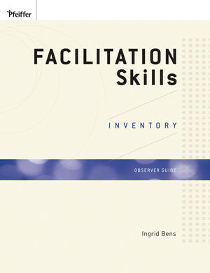 Facilitation Skills Inventory Observer Guide (0470189037) cover image