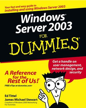 Windows Server 2003 For Dummies (0764516337) cover image