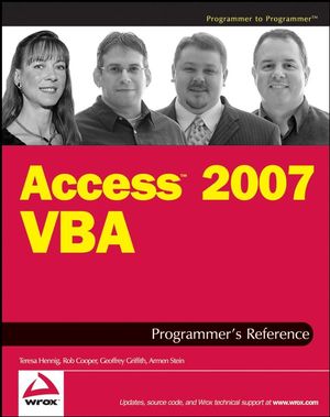 Access 2007 VBA Programmer's Reference (0470047038) cover image