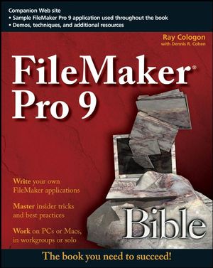 FileMaker Pro 9 Bible (0470177438) cover image