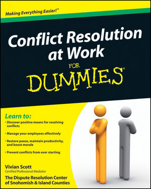 Conflict Resolution at Work For Dummies (0470536438) cover image
