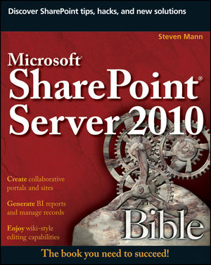 Microsoft SharePoint Server 2010 Bible (0470643838) cover image
