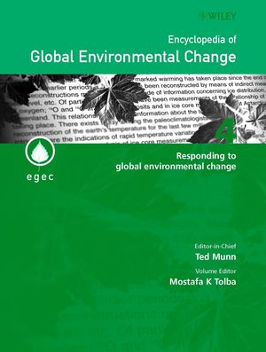Encyclopedia of Global Environmental Change, Volume 4, Responding to Global Environmental Change (0470853638) cover image