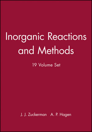 Inorganic Reactions and Methods, 19 Volumes, Set (0471186538) cover image