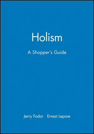 Holism: A Shopper's Guide (0631181938) cover image