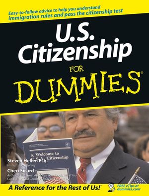 U.S. Citizenship For Dummies (0764554638) cover image