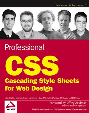 Professional CSS: Cascading Style Sheets for Web Design (0764588338) cover image