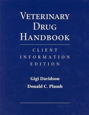 Veterinary Drug Handbook: Client Information Edition  (0813817838) cover image