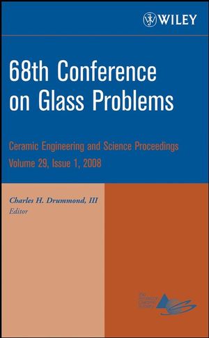 68th Conference on Glass Problems, Volume 29, Issue 1 (1118043138) cover image