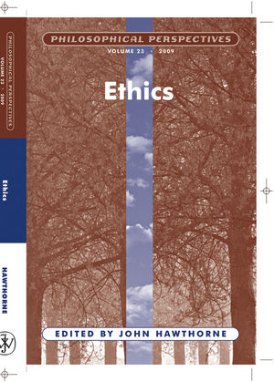 Ethics, Volume 23 (1444334638) cover image