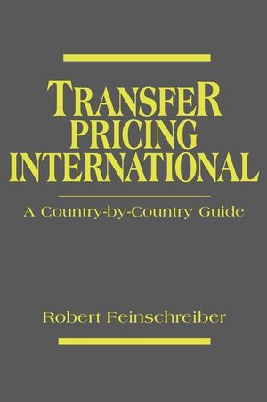 Transfer Pricing International: A Country-by-Country Guide (0471385239) cover image