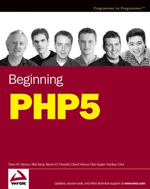 Beginning PHP5 (0764577239) cover image
