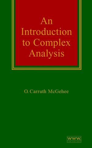 An Introduction to Complex Analysis (047133233X) cover image