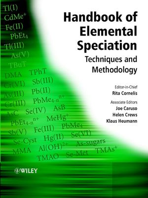 Handbook of Elemental Speciation: Techniques and Methodology (0471492140) cover image
