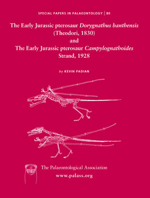 Early Jurassic pterosaur Dorygnathus banthensis (Theodori, 1830) and The Early Jurassic pterosaur Campylognathoides Strand, 1928 (1405192240) cover image