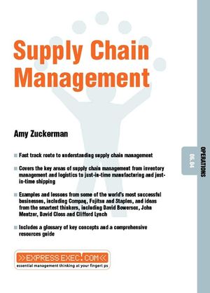 Supply Chain Management: Operations 06.04 (1841122440) cover image