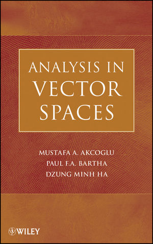 Analysis in Vector Spaces (0470148241) cover image