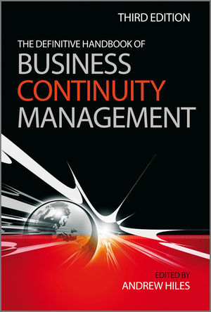 The Definitive Handbook of Business Continuity Management, 3rd Edition (0470670142) cover image