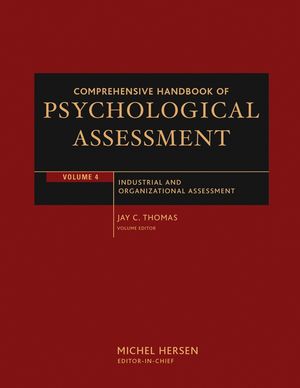 Comprehensive Handbook of Psychological Assessment, Volume 4: Industrial and Organizational Assessment (0471416142) cover image