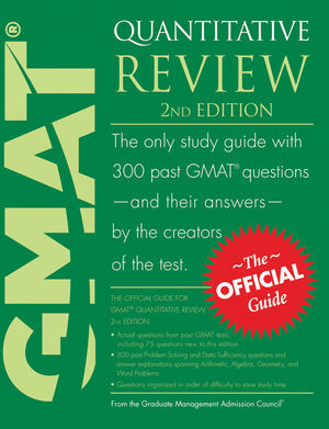 The Official Guide for GMAT Quantitative Review, 2nd Edition (1118140842) cover image