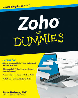 Zoho For Dummies (0470484543) cover image
