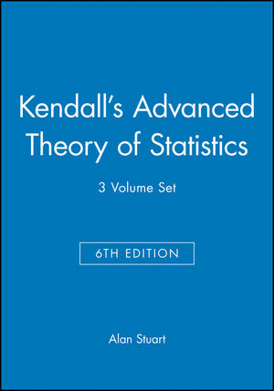 Kendall's Advanced Theory of Statistics, 3 Volumes, Set, 6th Edition (0470669543) cover image
