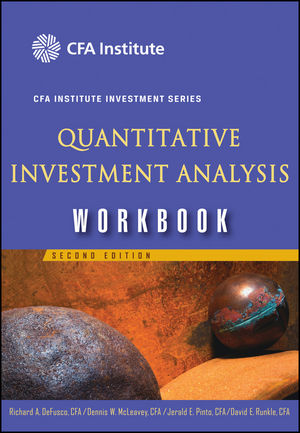 Quantitative Investment Analysis Workbook, 2nd Edition (1118044843) cover image