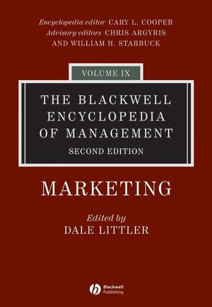 The Blackwell Encyclopedia of Management, Volume 9, Marketing, 2nd Edition (1405102543) cover image