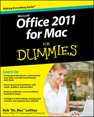 Office 2011 for Mac For Dummies (1118048644) cover image