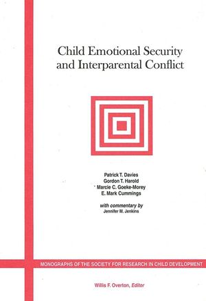 Child Emotional Security and Interparental Conflict (1405112344) cover image